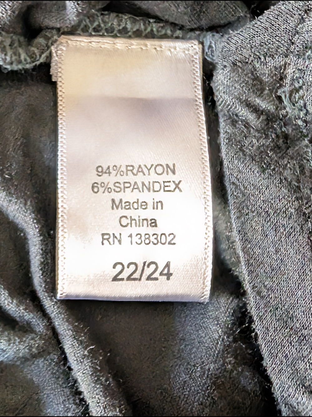 Avenue Black And White Tie-Dye Pattern Maxi Skirt Size 2X (22/24) - Picture 11 of 11